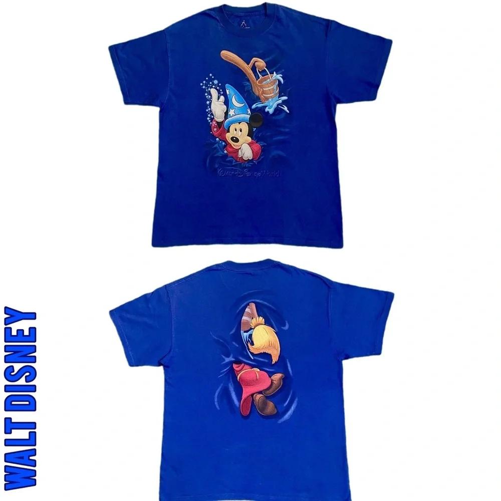 HANES- WALT DISNEY WORLD DISNEY MAGICAL MICKY MOUSE GRAPHIC UNISEX T-SHIRT - Picture 2 of 8